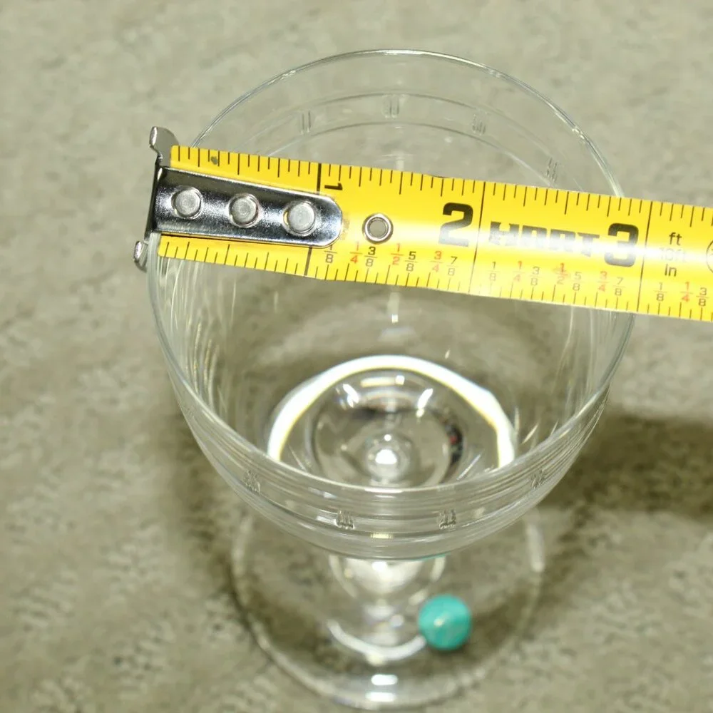 Tiffany & Co. Pair of Atlas Wine Glasses in Box w/ COA